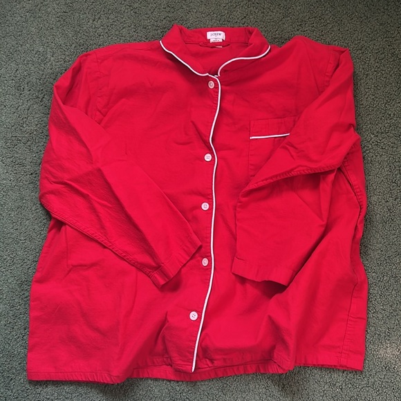 J. Crew factory red flannel pajama set size 2X - Picture 3 of 9